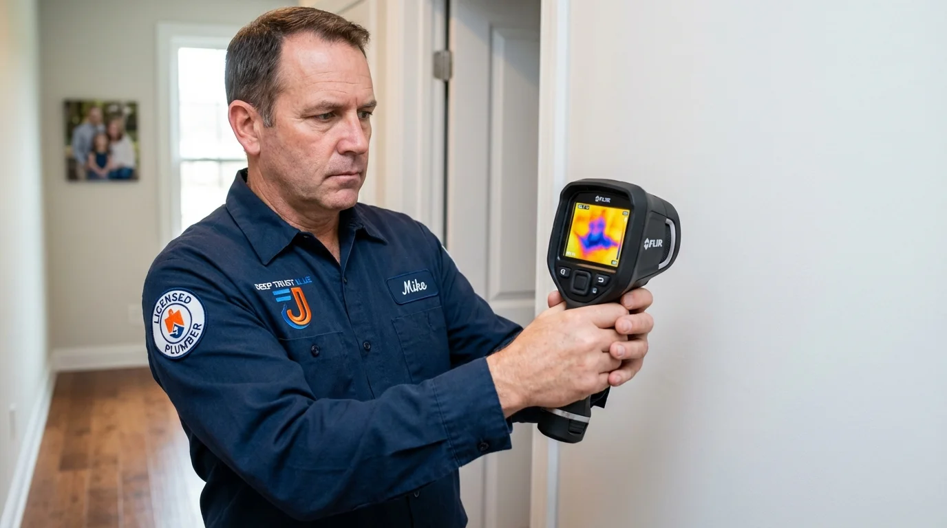 Thermal imaging leak detection by Johns Plumbing LLC in Rotonda West